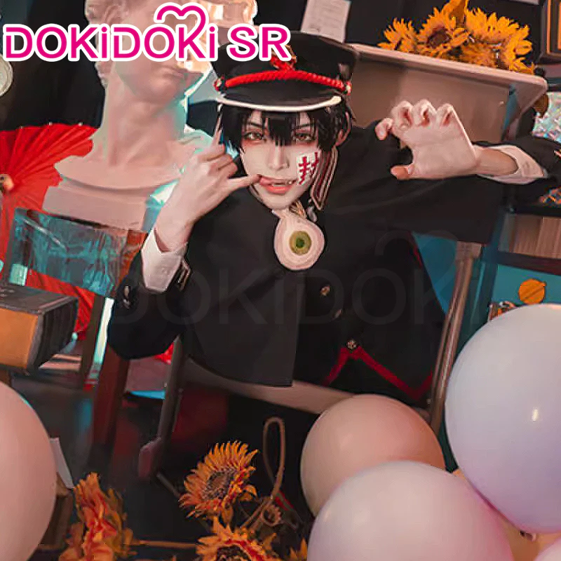 DokiDoki-SR Anime  Cosplay  Cosplay Men Halloween Black Uniform - Image 4