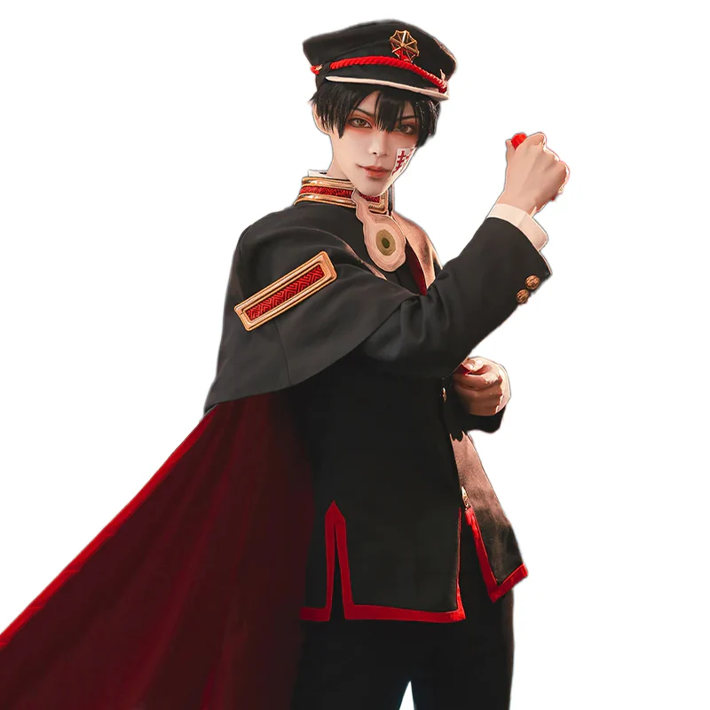 DokiDoki-SR Anime  Cosplay  Cosplay Men Halloween Black Uniform - Image 8