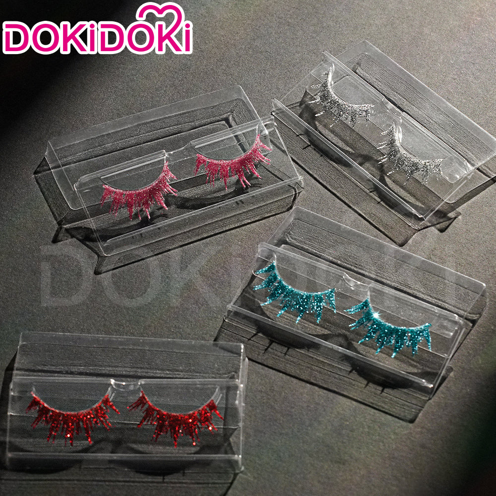 DokiDoki Anime Land of the Lustrous Cosplay Phosphophyllite / Cinnabar / Antarctic / Morganite Eyelashes Prop