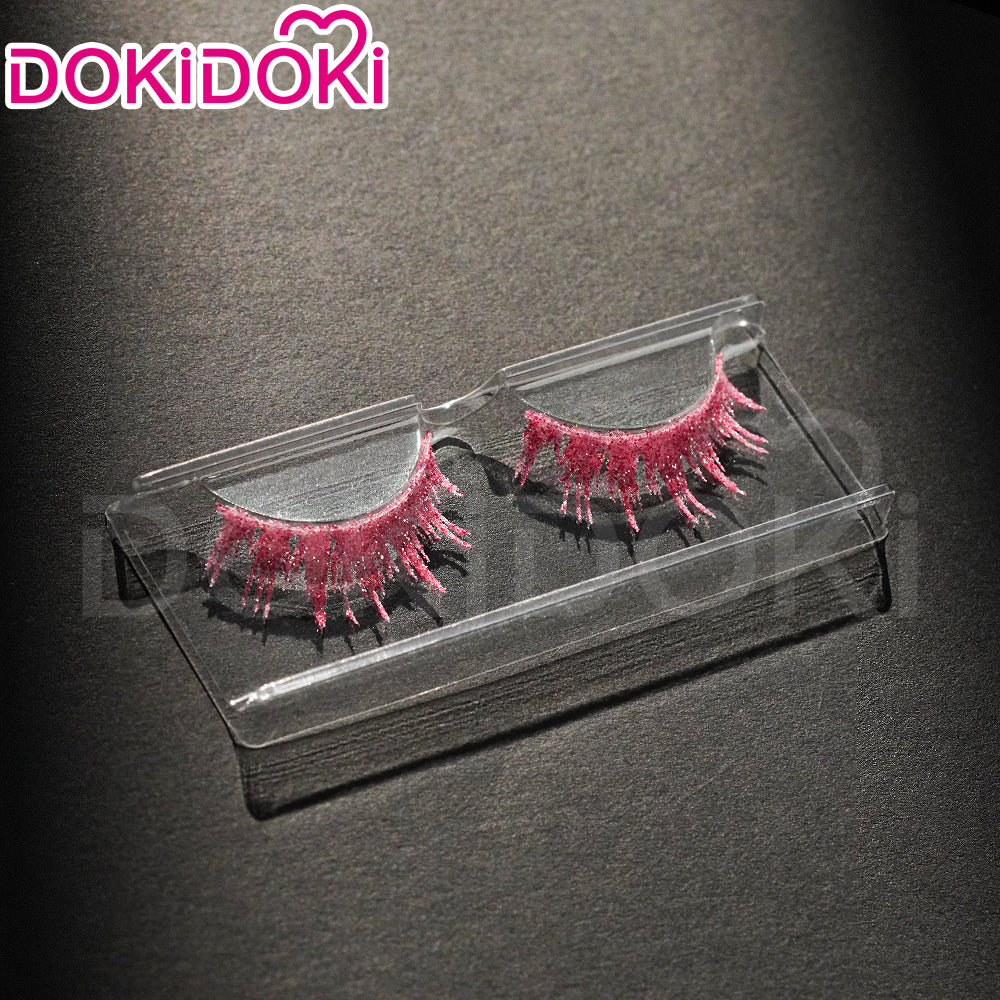 DokiDoki Anime Land of the Lustrous Cosplay Phosphophyllite / Cinnabar / Antarctic / Morganite Eyelashes Prop - Image 8