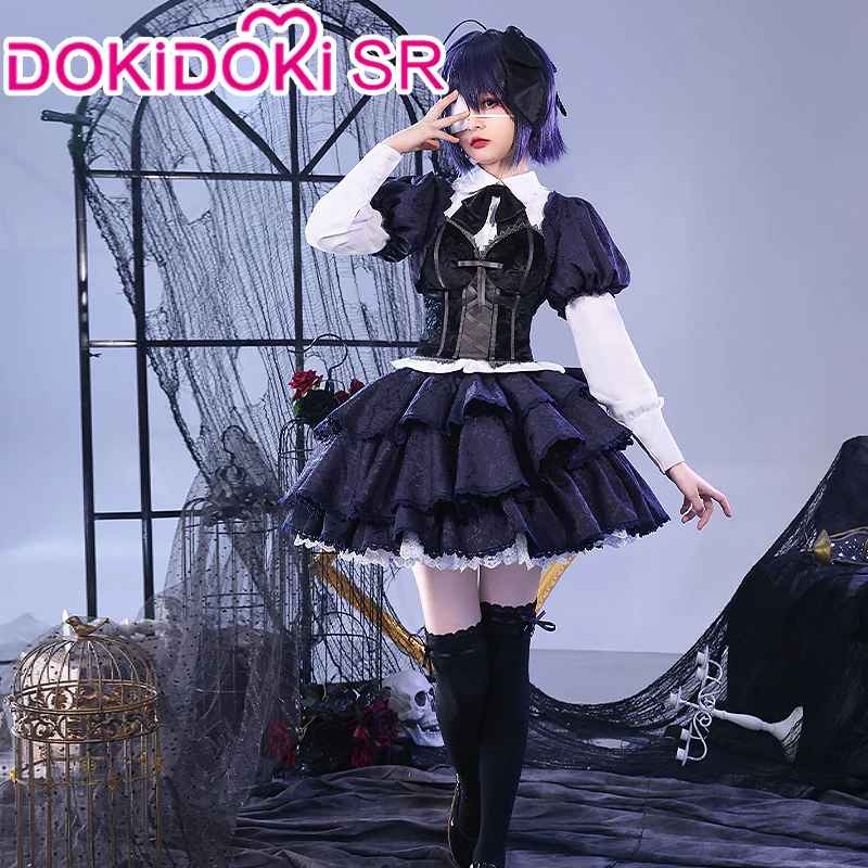 【Partially Ready For Ship】DokiDoki-SR Anime Love, Chunibyo & Other Delusions! Cosplay Takanashi Rikka Costume - Image 3