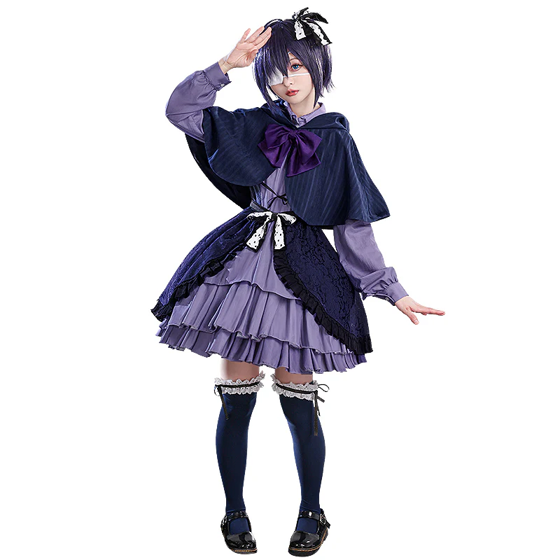DokiDoki-SR Anime Love, Chunibyo & Other Delusions! Cosplay Takanashi Rikka Costume Date Dress - Image 6
