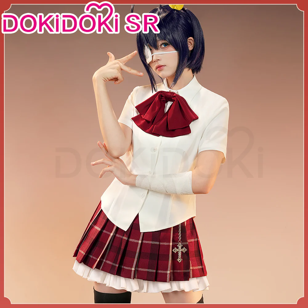 DokiDoki-SR Anime Love, Chunibyo & Other Delusions Cosplay Takanashi Rikka Costume Summer Uniform - Image 3