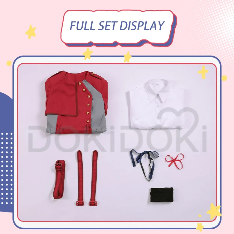 DokiDoki-SR Anime Lycoris Recoil Cosplay Inoue Takina / Nishikigi Chisato Cosplay Uniform Costume - Image 8