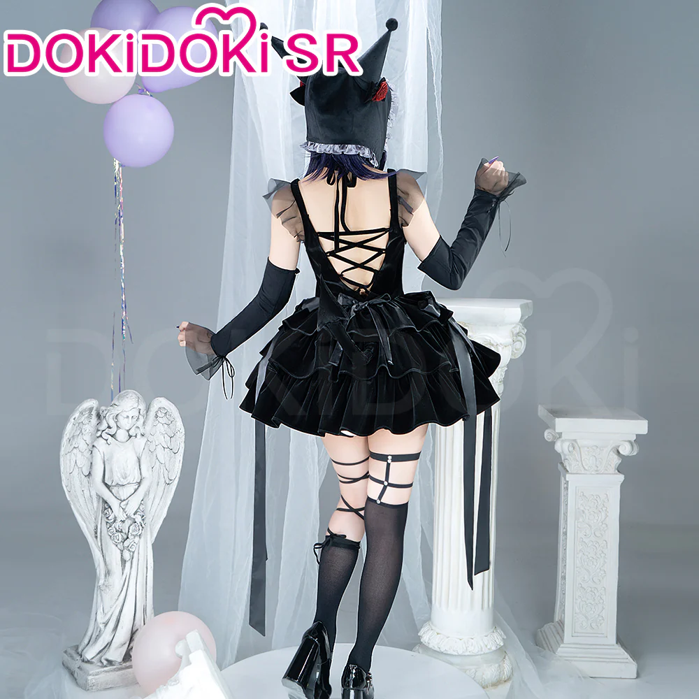 【Ready For Ship】【Size S-3XL】DokiDoki-SR Anime Cosplay Kiitagaawa Maariin Costume Black Dress - Image 3