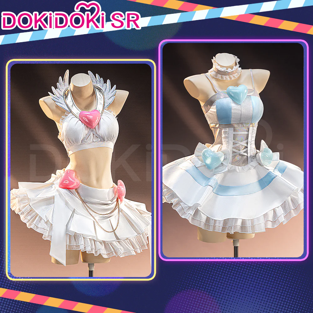 【Size S-3XL】DokiDoki-SR Anime Cosplay Pink / Blue Costume
