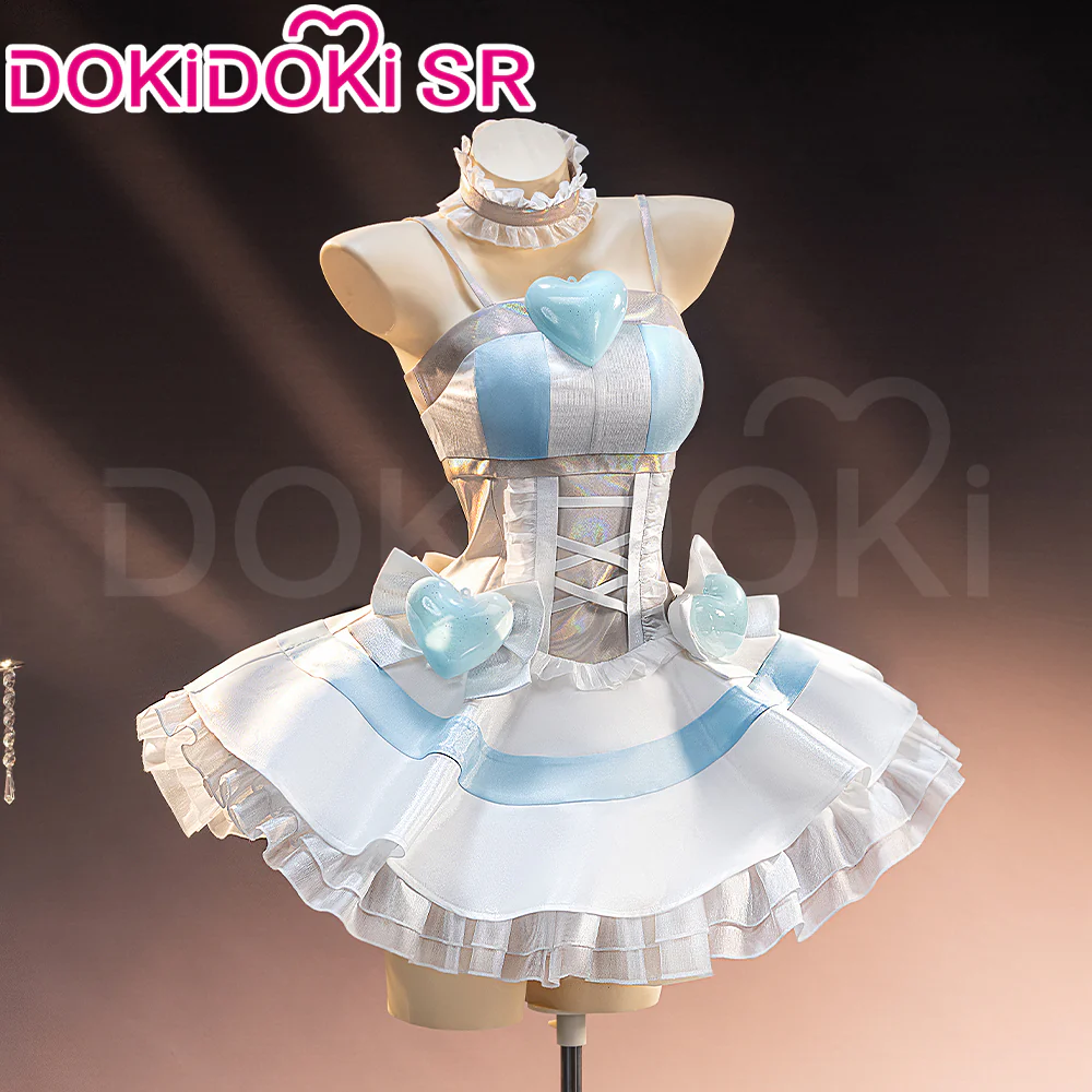 【Size S-3XL】DokiDoki-SR Anime Cosplay Pink / Blue Costume - Image 5