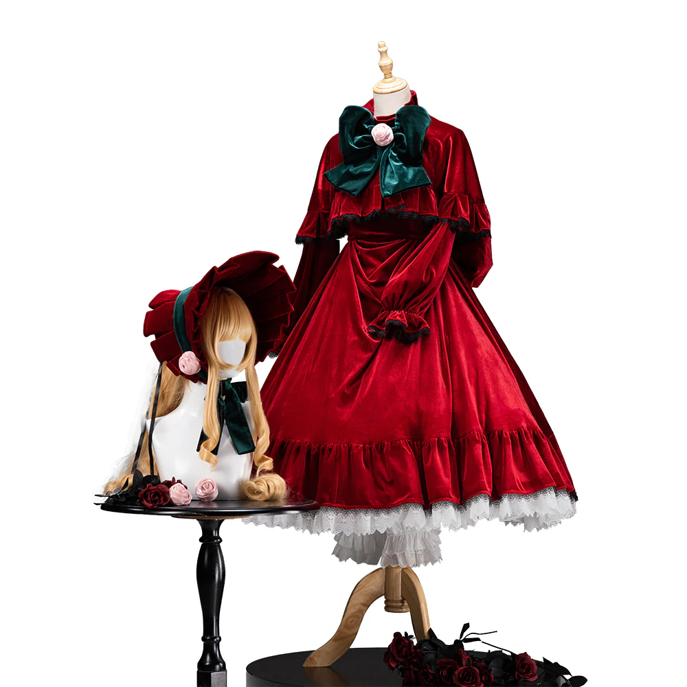 DokiDoki-SR Anime Rozen Maiden Cosplay Shin Ku Costume Shinku Cosplay Lolita Reiner Rubin - Image 6