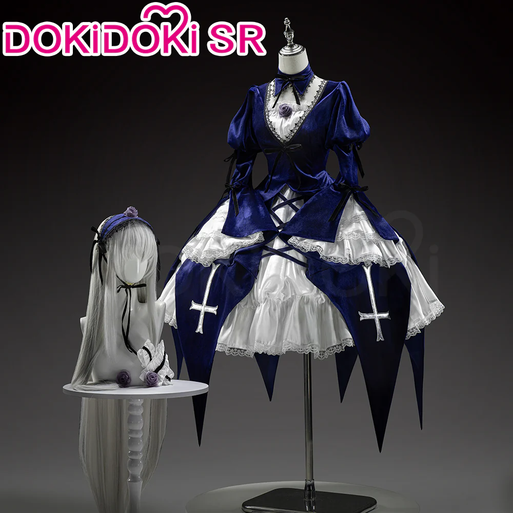 DokiDoki-SR Anime Rozen Maiden Cosplay Suigintou Lamp Costume Lolita - Image 2