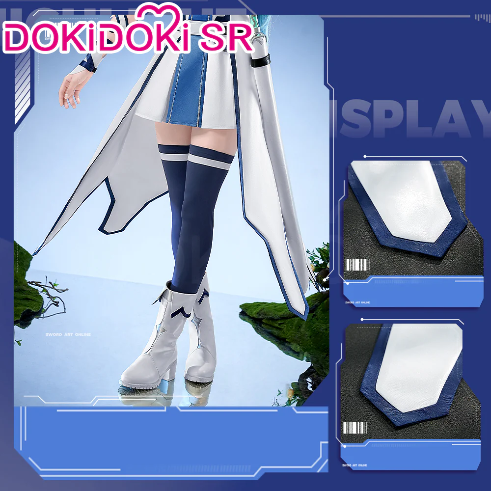 【Ready For Ship】DokiDoki-SR Anime Sword Art Online Cosplay Yuuki Asuna Costume ALO Avatar Undine Healer SAO - Image 2