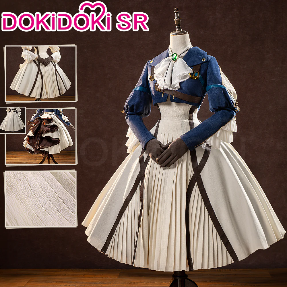 【2.0 Ver】DokiDoki-SR Anime Violet Evergarden Cosplay Costume Women Dress - Image 2
