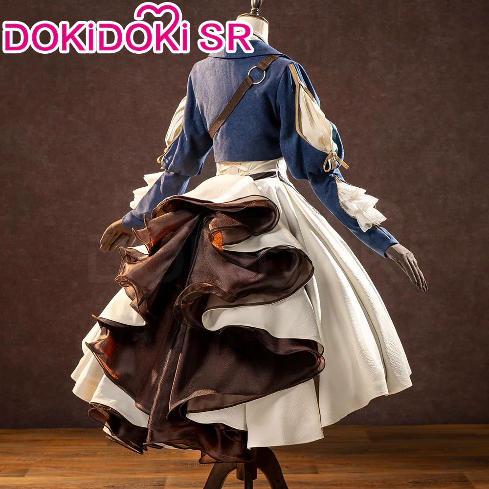 【2.0 Ver】DokiDoki-SR Anime Violet Evergarden Cosplay Costume Women Dress - Image 4