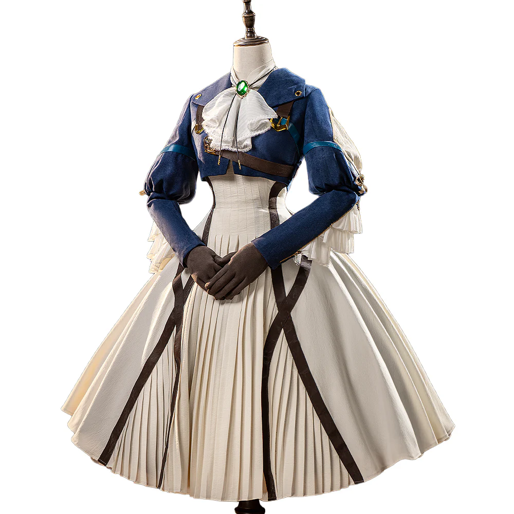 【2.0 Ver】DokiDoki-SR Anime Violet Evergarden Cosplay Costume Women Dress - Image 6
