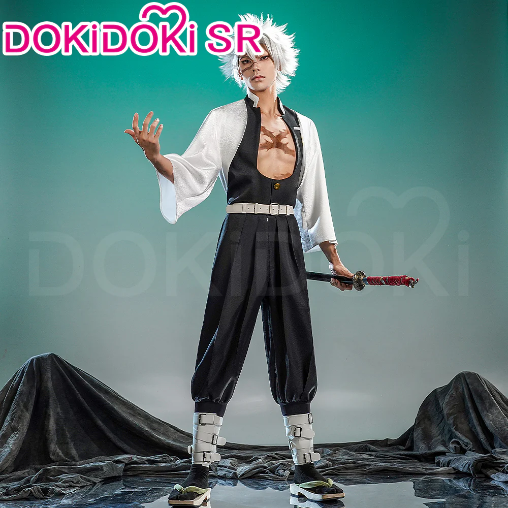 【Size S-3XL】【Ready For Ship】DokiDoki-SR Cosplay Anime Cosplay Black White Costume - Image 2