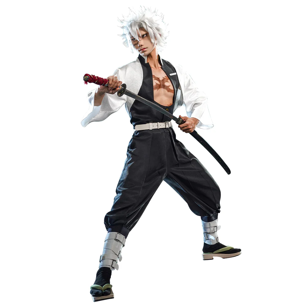 【Size S-3XL】【Ready For Ship】DokiDoki-SR Cosplay Anime Cosplay Black White Costume - Image 5