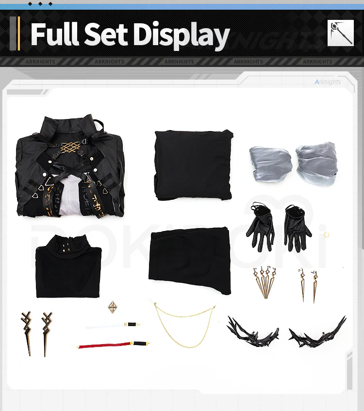 DokiDoki-SR Game Arknighs Cosplay Logos Costume - Image 7