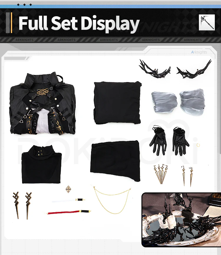 DokiDoki-SR Game Arknighs Cosplay Logos Costume - Image 8
