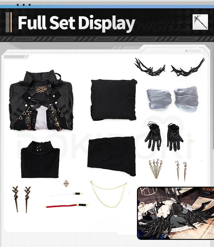 DokiDoki-SR Game Arknighs Cosplay Logos Costume - Image 9