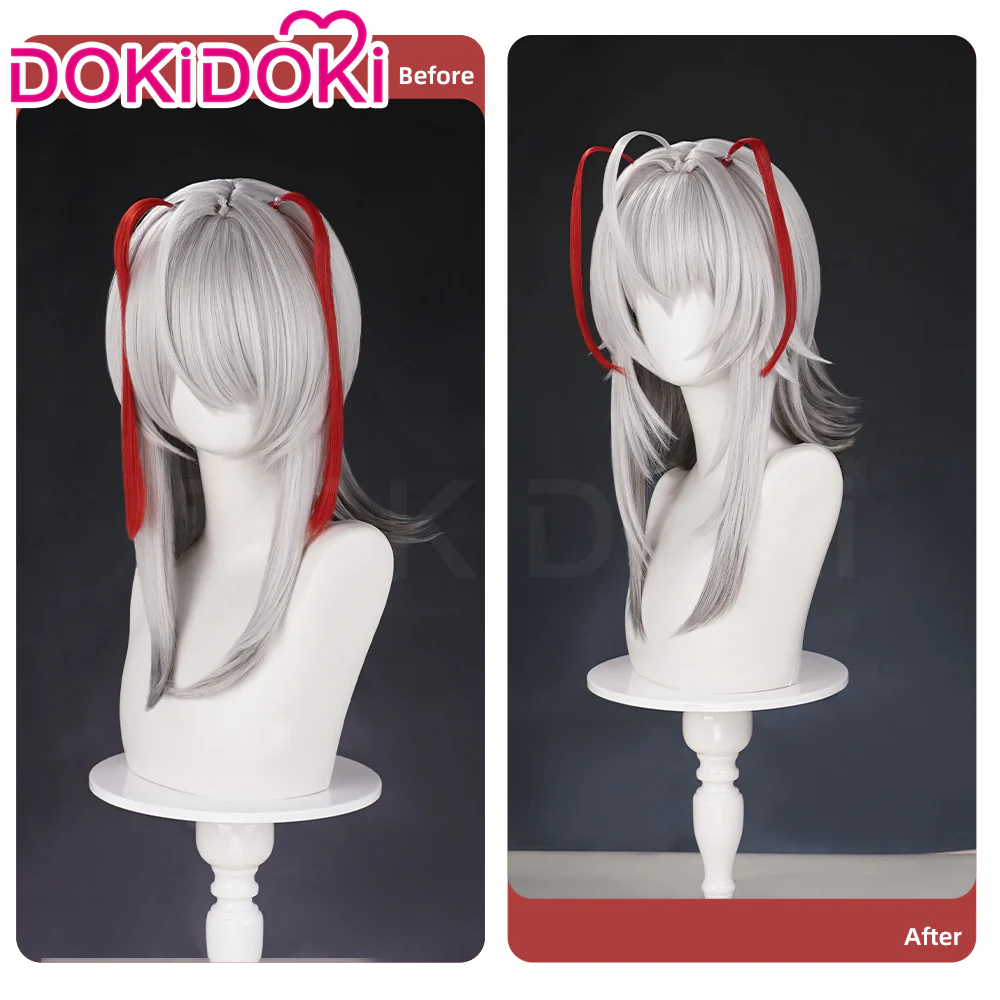 DokiDoki-SR Game Arknights Cosplay Wisadel W Costume / Wig 5th Anniversary - Image 11