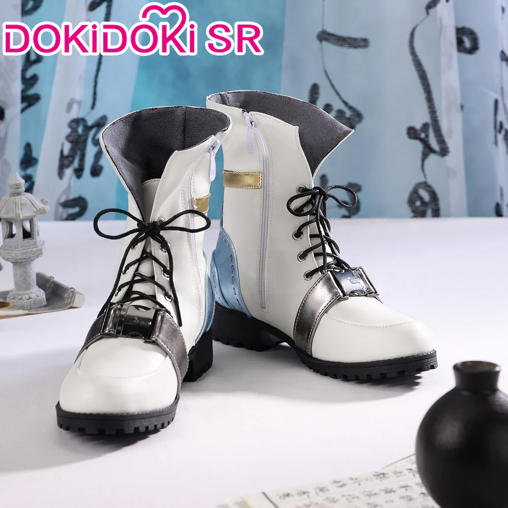 DokiDoki-SR Game Arknights Cosplay Ling White Shoes - Image 2
