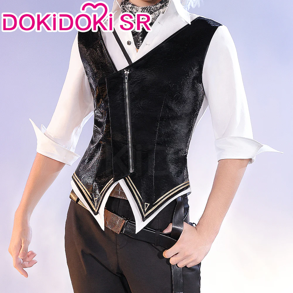 DokiDoki-SR Game Arknights Cosplay Młynar Costume / Wig / Shoes W Dali Skin - Image 3