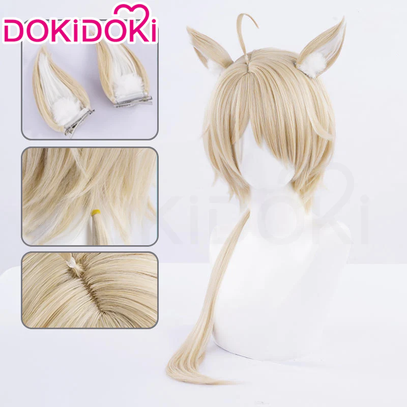 DokiDoki-SR Game Arknights Cosplay Młynar Costume / Wig / Shoes W Dali Skin - Image 7