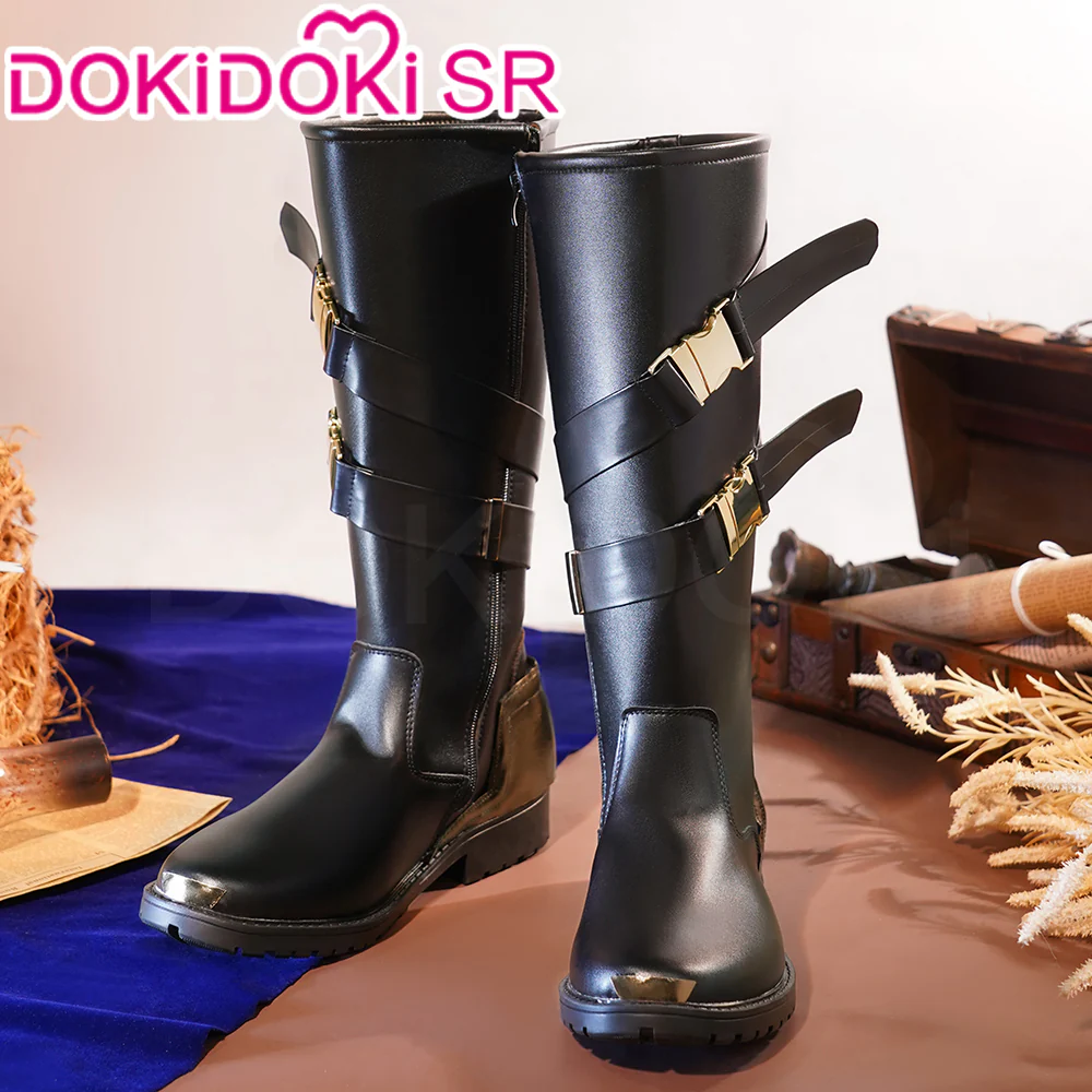 DokiDoki-SR Game Arknights Cosplay Młynar Costume / Wig / Shoes W Dali Skin - Image 8