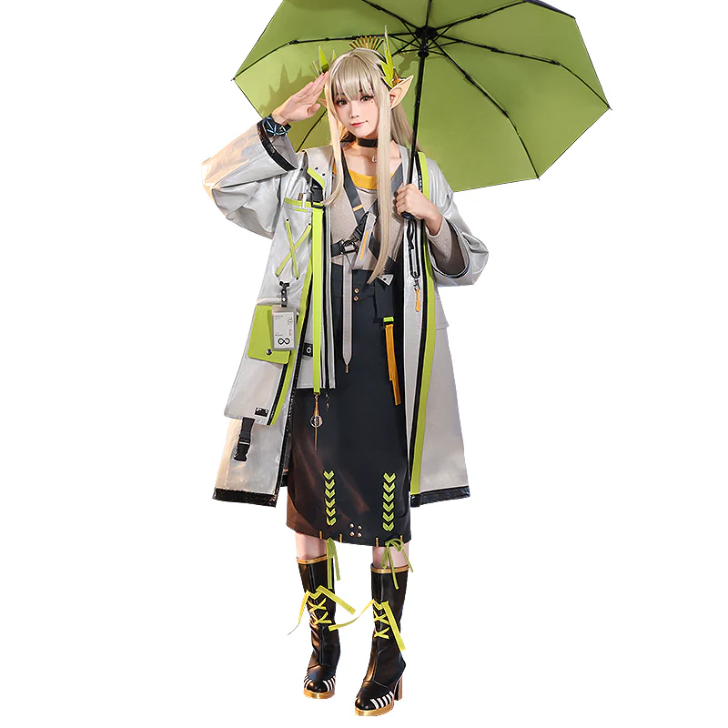 DokiDoki-SR Game Arknights Cosplay Muelsyse Costume / Wig - Image 5