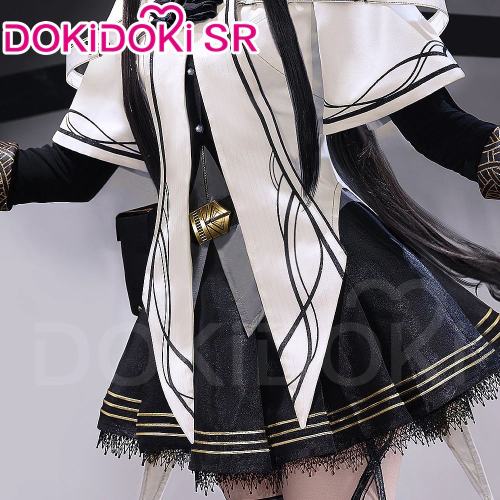 DokiDoki-SR Game Arknights Cosplay Virtuosa Arturia Giallo Costume / Shoes - Image 3
