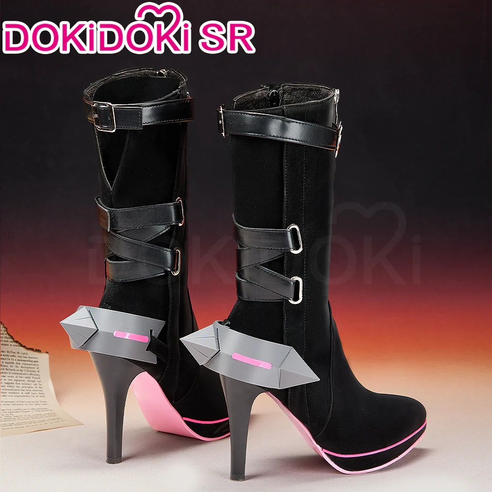 DokiDoki-SR Game Arknights: Endfield Cosplay Laevatain Shoes - Image 2