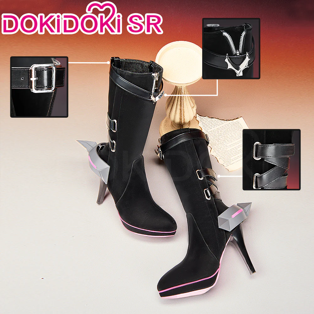DokiDoki-SR Game Arknights: Endfield Cosplay Laevatain Shoes - Image 3