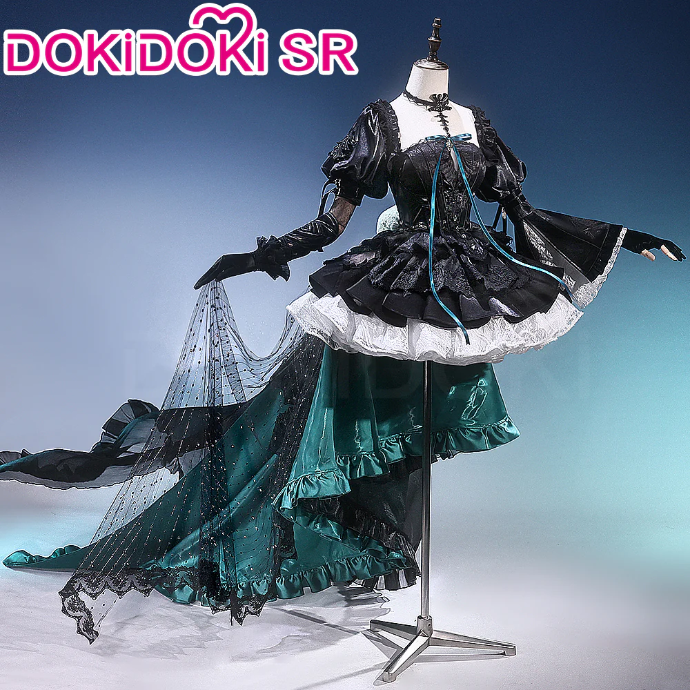 DokiDoki-SR Game Arknights X BanG Dream! Cosplay Wakaba Mutsumi Costume The Strings of Self - Image 2