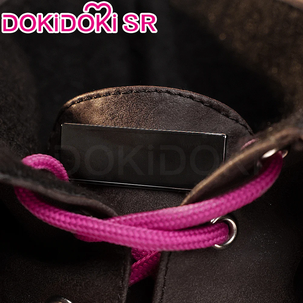 【Ready For Ship】DokiDoki-SR Game Cosplay Female Shoes Brown Boots - Image 7