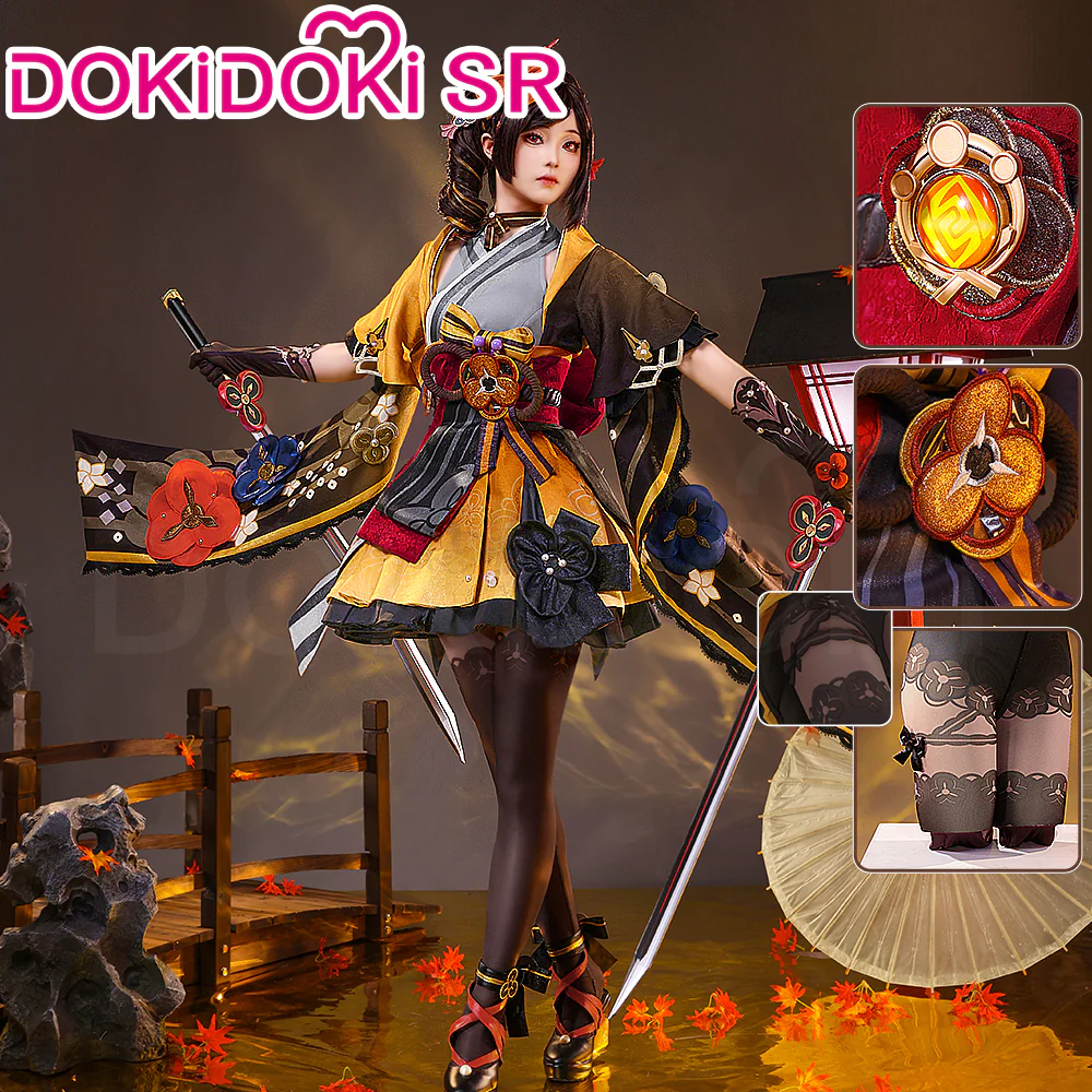 【Ready For Ship】DokiDoki-SR Game Genshin Impact Cosplay Chiori Costume Fontaine