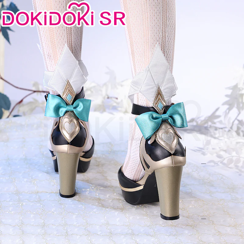 【Partially Ready For Ship】DokiDoki-SR Game Genshin Impact Cosplay Escoffier Shoes - Image 2