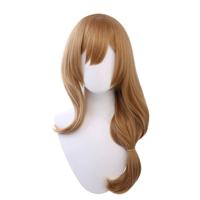 【Ready For Ship】DokiDoki Game Genshin Impact Cosplay Lisa  Wig Long Blonde Curvy - Image 5