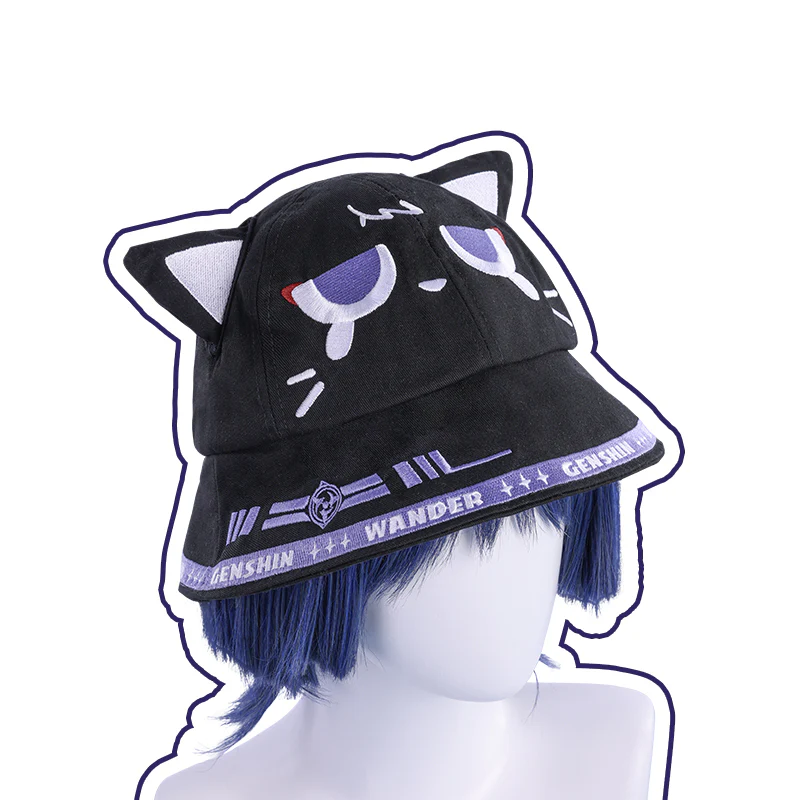 【In Stock】DokiDoki-SR Game Genshin Impact Cosplay Hutao / Ganyu / Scaramouche Bucket Hat Hu Tao Gan Yu - Image 5