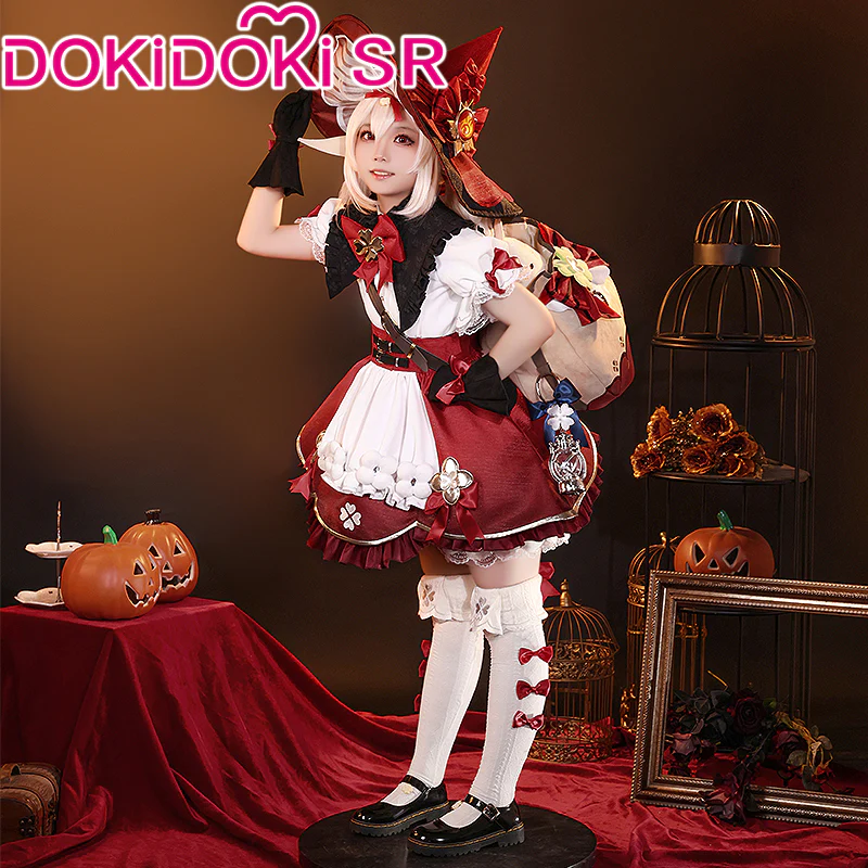 【Partially Ready For Ship】DokiDoki-SR Game Genshin Impact Cosplay Klee Blossoming Starlight Costume