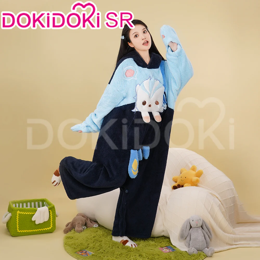 DokiDoki-SR Game Genshin Impact Cosplay Lyney / Lynette / Tighnari / Neuvillette Pajamas - Image 5