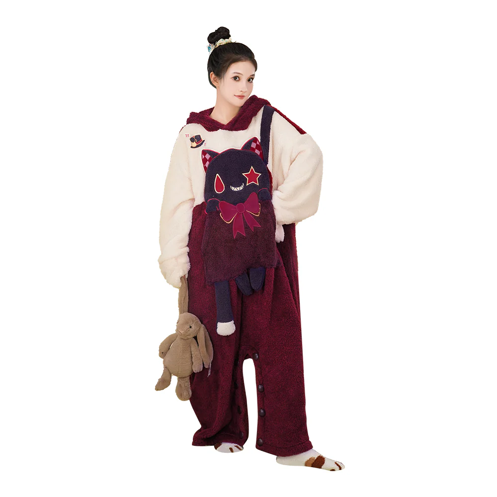 DokiDoki-SR Game Genshin Impact Cosplay Lyney / Lynette / Tighnari / Neuvillette Pajamas - Image 6