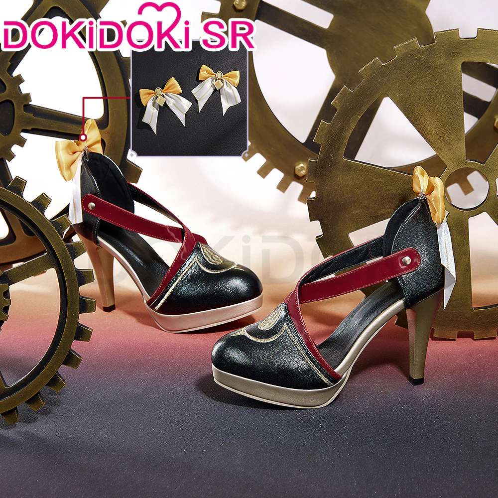 DokiDoki-SR Game Genshin Impact Cosplay Marionette Shoes Sandrone - Image 4