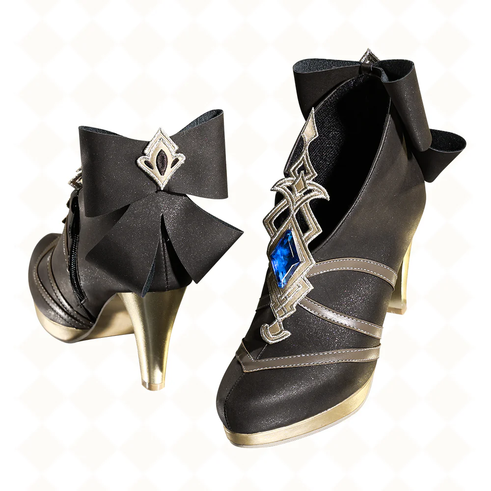 【Ready For Ship】DokiDoki-SR Game Genshin Impact Cosplay Navia Shoes Fontaine - Image 5