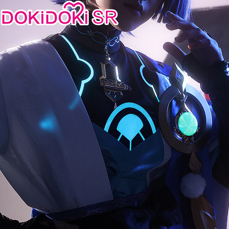 【Partially Ready For Ship】【Size S-3XL】【Bust Lighting】DokiDoki-SR Game Genshin Impact Cosplay Wanderer Costume Scaramouche - Image 5