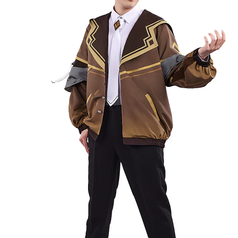 【Ready For Ship】【Last Batch】【Clearance Sale】DokiDoki-SR Game Genshin Impact Cosplay Zhongli Costume Casual Wear Zhong Li Coat - Image 9
