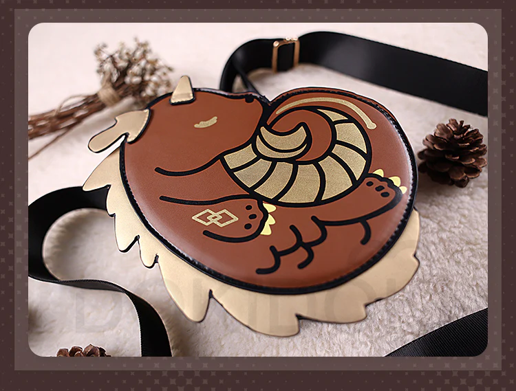 DokiDoki-SR Game Genshin Impact Cosplay Tartaglia / Zhong Li Doujin Bag Hat ZhongLi  Childe - Image 10
