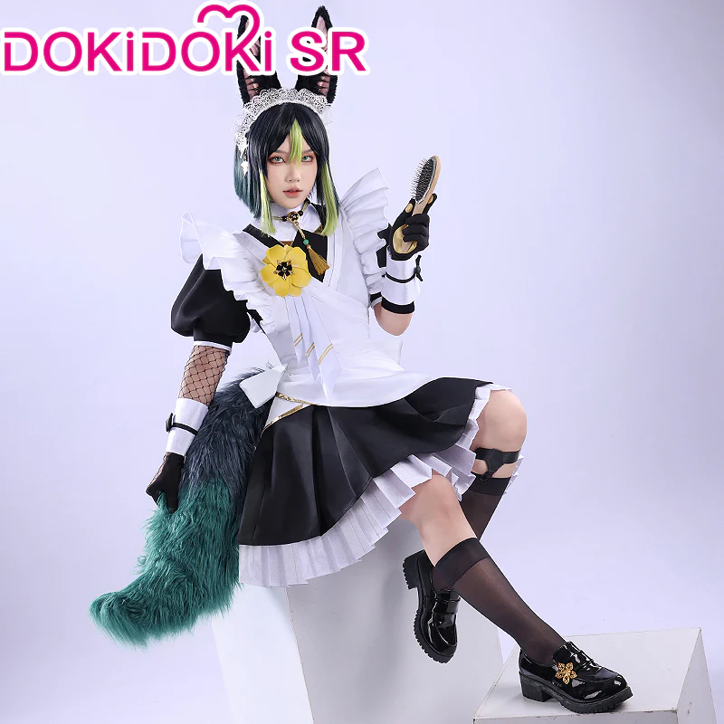 【Ready For Ship】【Last Batch】DokiDoki-SR Game Genshin Impact Cosplay Tighnari Costume Maid