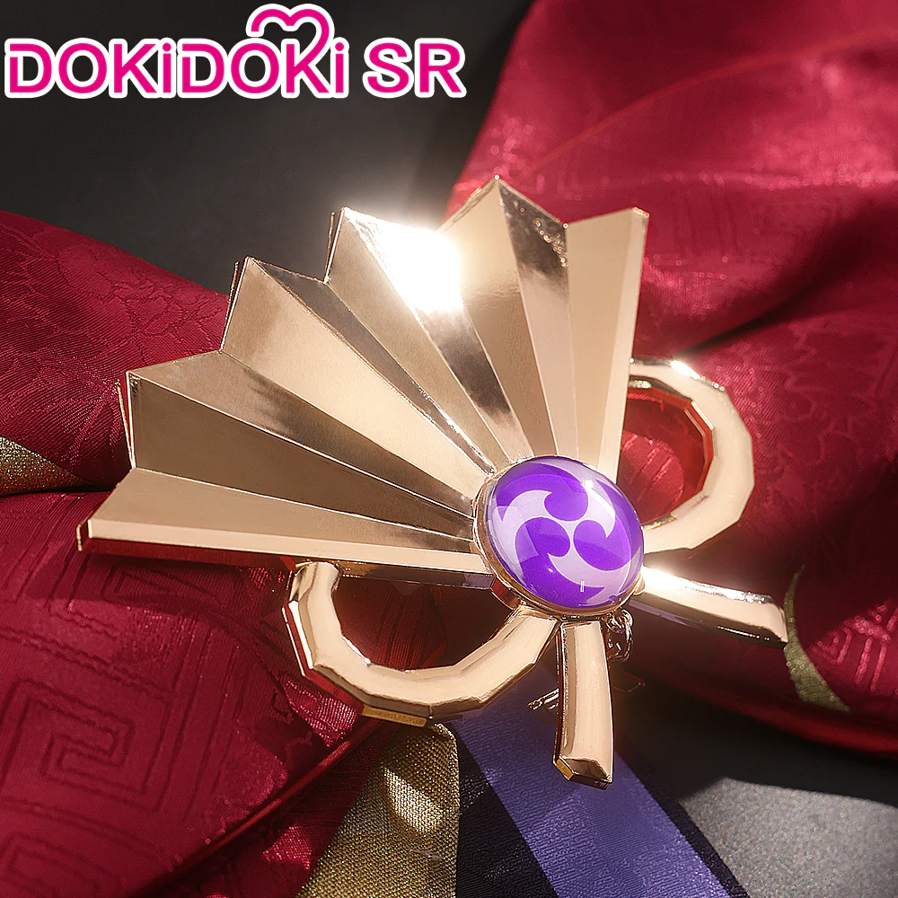 【Ready For Ship】DokiDoki-SR Game Genshin Impact Cosplay Upgraded Metal Props Venti / Hutao / Xiao / Wanderer Accessories - Image 4