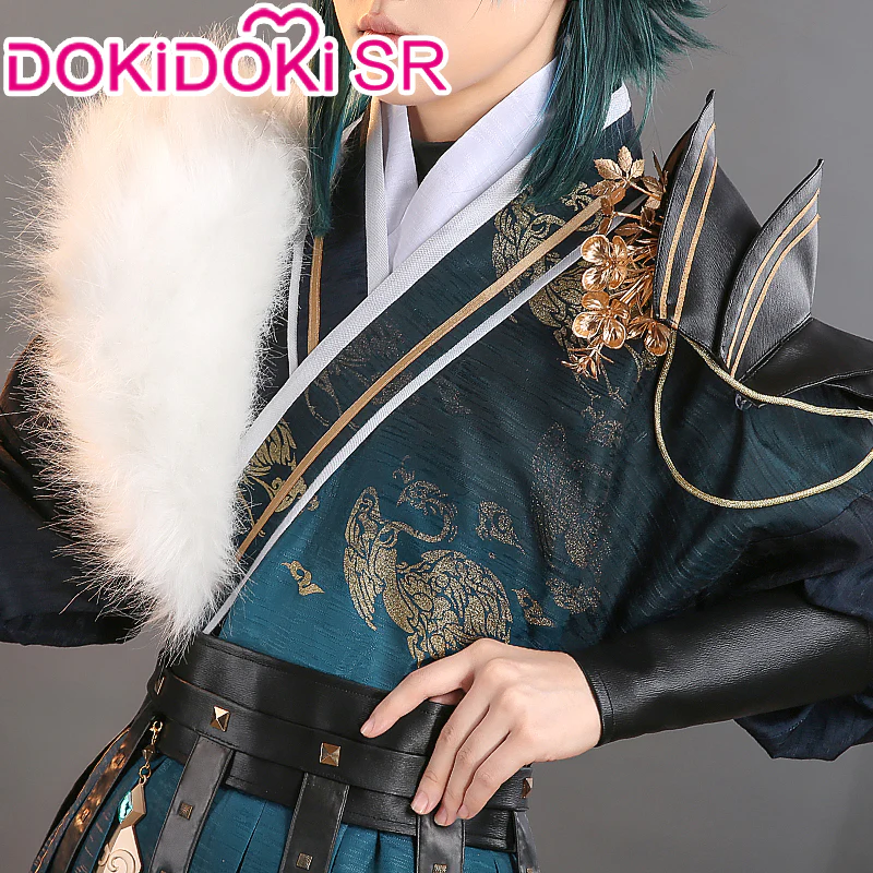 DokiDoki-SR Game Genshin Impact Cosplay Xiao Costume Doujin Chinese Traditional Style - Image 3