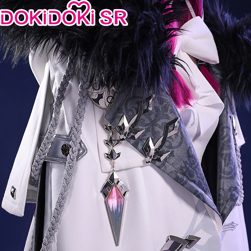 【Ready For Ship】DokiDoki-SR Game Genshin Impact Fatui Harbinger Cosplay Columbina Cosplay Costume - Image 2