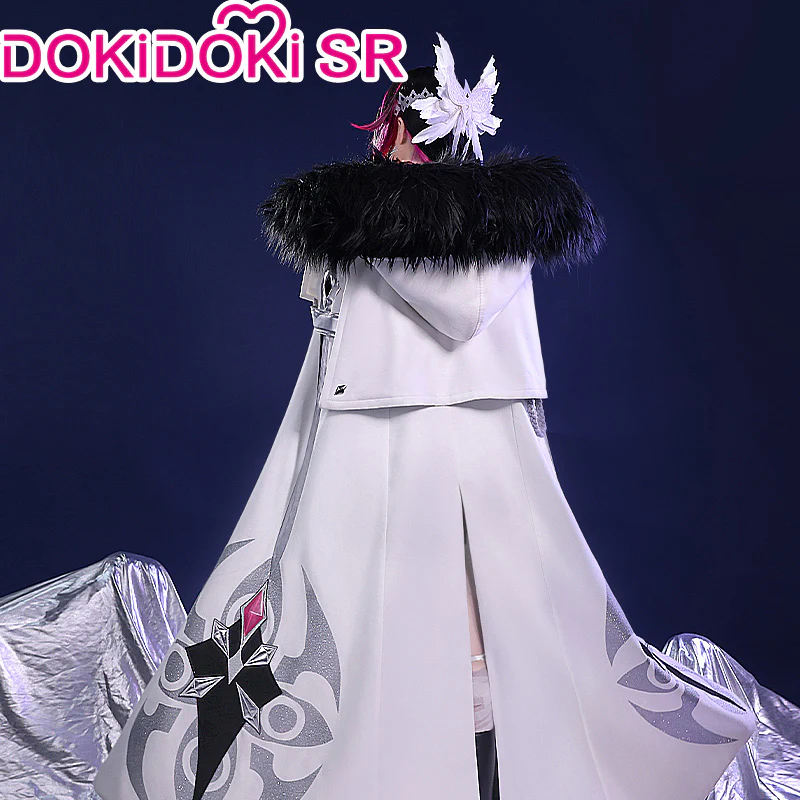 【Ready For Ship】DokiDoki-SR Game Genshin Impact Fatui Harbinger Cosplay Columbina Cosplay Costume - Image 4